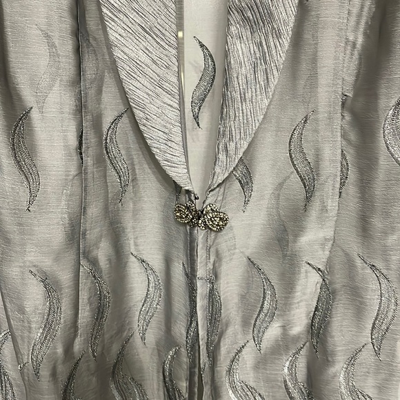 2-Piece Formal Gray Dress - Picture 5 of 6